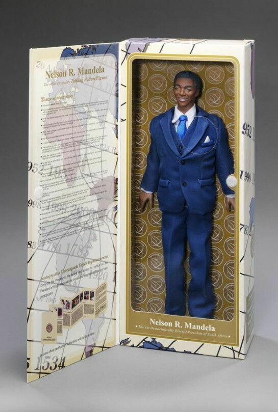 Nelson R Mandela talking action figureTimecapsule Toys, China, 2005, © Jon Daniel