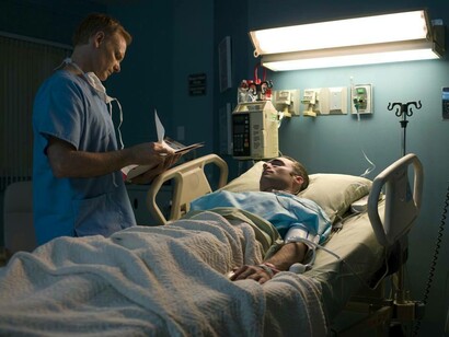 Médico en turno de noche