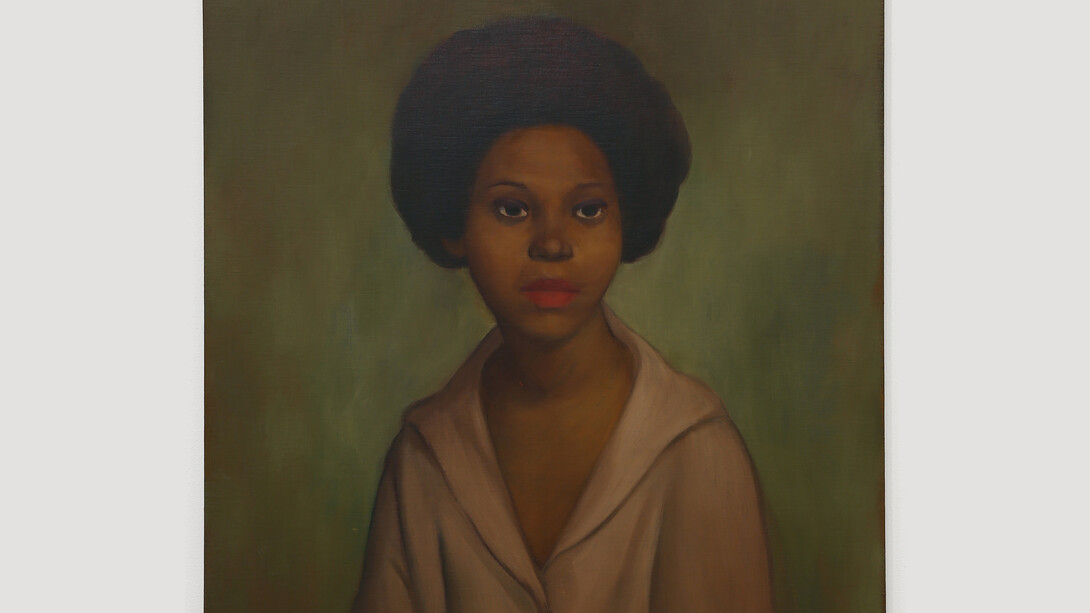 John Currin, Untitled, 1990, Oil on canvas, 87.6 x 77.5 cm, 34 1/2 x 30 1/2 in
