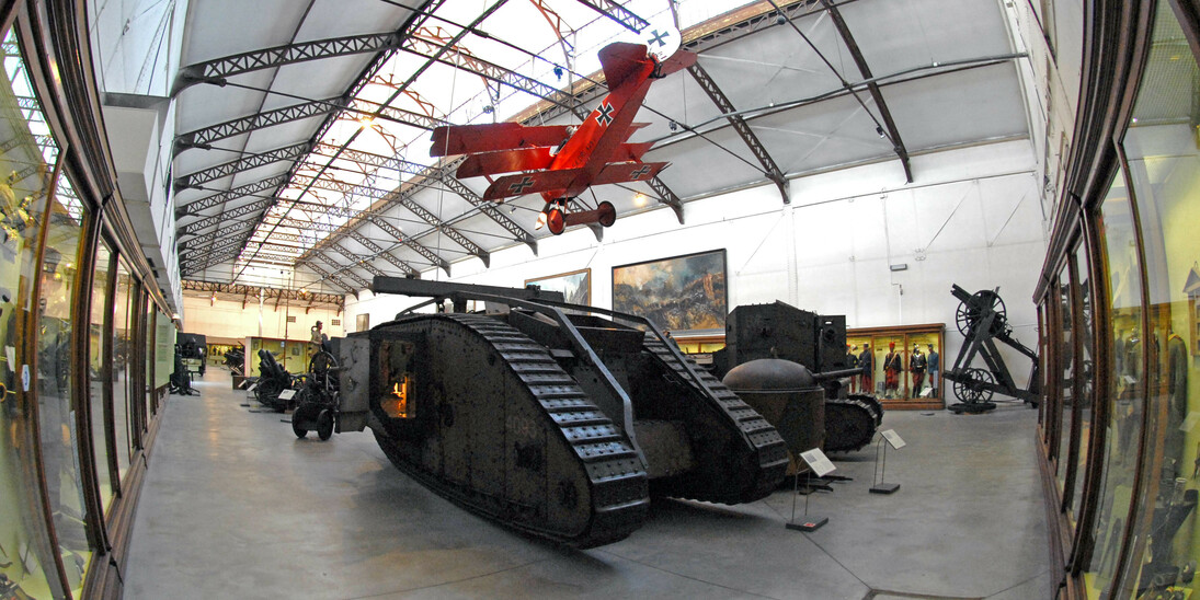 The 14-18 Gallery. Courtesy of Royal Army and Military History Museum