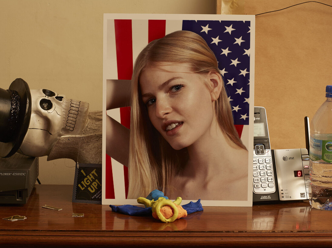 Roe Ethridge, Louise with Still Life © Roe Ethridge. Courtesy of greengrassi, London