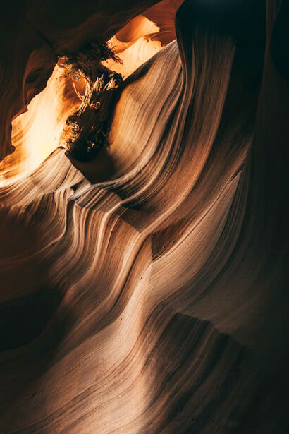 Time is perfectly in rhythm with the natural world when it carves itself into the physical, a rhythm that the human race has lost connection with