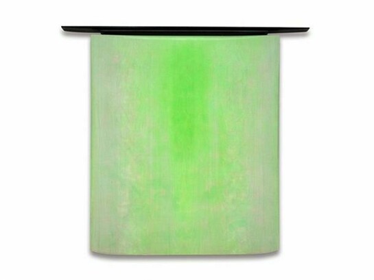 Robert Yasuda, Synonym, 2011, acrylic on fabric on wood, 43 x 47 inches