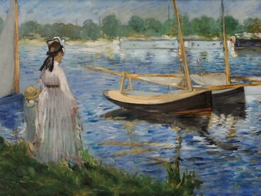 Édouard Manet, Bords de Seine à Argenteuil, 1874. ​Courtauld Institute of Art, Londra, UK