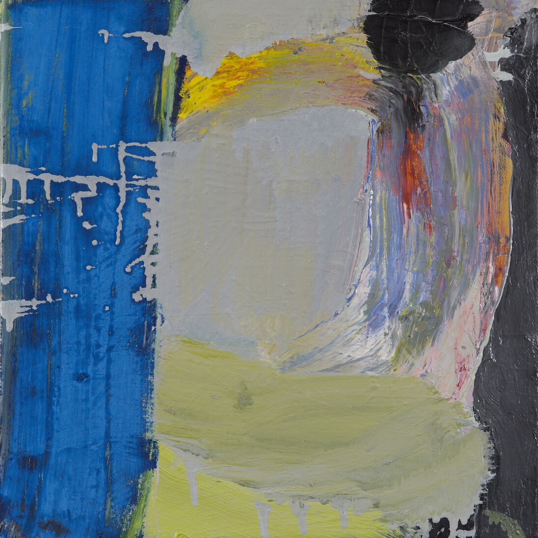 Eamon Colman, There is no road that does not have a song, 2015, oil on linen, 30 x 30 cm