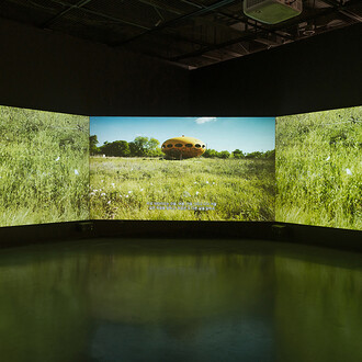 Jaye Rhee
Once Called Future, 2019
3-channel video installation with sound
7min 13sec.
Courtesy of the Artist and Gallery Baton 