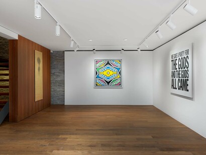 Dr. Esther Mahlangu, John Giorno, Summer, exhibition view. Courtesy of Almine Rech