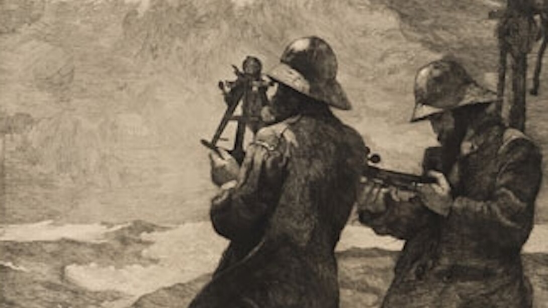 Eight Bells, Winslow Homer, 1887, etching on paper, 19 3/8 x 25 inches, American, 1836–1910. Purchase with funds provided by the Christian A. Johnson Memorial Fund.