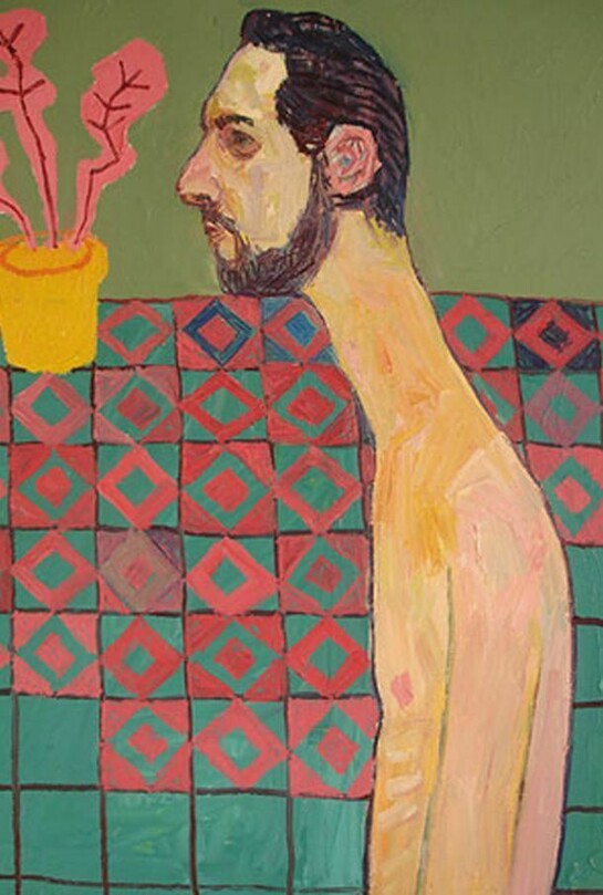 Meirion Ginsberg, Profile, oil on canvas, 2013, 50 x 40 cm