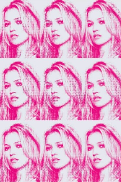 Russell Marshall, Kate Moss pink and pearl tiled