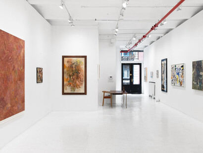 Various artists, Women across America: 1945 – 1979, exhibition view. Courtesy of Eric Firestone Gallery