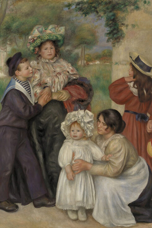 Pierre-Auguste Renoir. The Artist's Family, 1896. BF819. Public Domain.