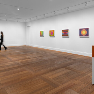 Jeffrey Gibson, This is dedicated to the one I love, exhibition view. Courtesy of Hauser & Wirth