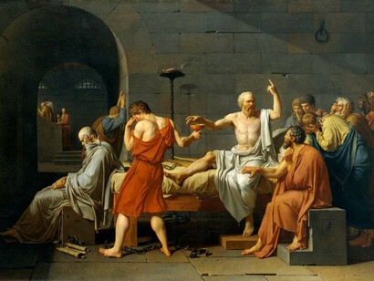 Jacques Louis David, The Death of Socrates, 1787