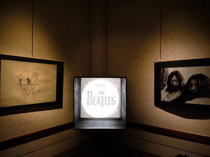 La mostra Beatles Memorabilia