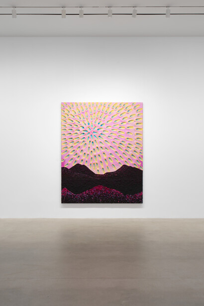 Jennifer Guidi,
Rituals, 2024, installation view.
Artwork © Jennifer Guidi,
Photo: Maris Hutchinson.
Courtesy Gagosian