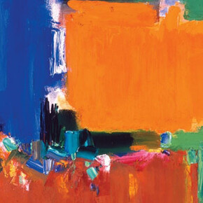 Hans Hofmann (1880-1966):  Été indien | Indian Summer | Indian Summer, 1959, huile sur toile | Öl auf Leinwand | oil on canvas, 152,7 x 183,5 cm / University of California, BAMPFA, Gift of the artist, 1965 / ©2016 The Renate, Hans and Maria Hofmann Trust/Artist Rights Society (ARS), New York

