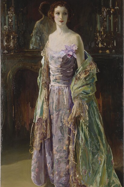 The Green Coat (1926), Sir John Lavery 1856-1941, © National Museums Northern Ireland, Collection Ulster Museum  