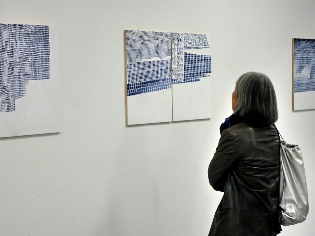 Marjorie Welish, Exhibition view. Courtesy of Art 3 gallery