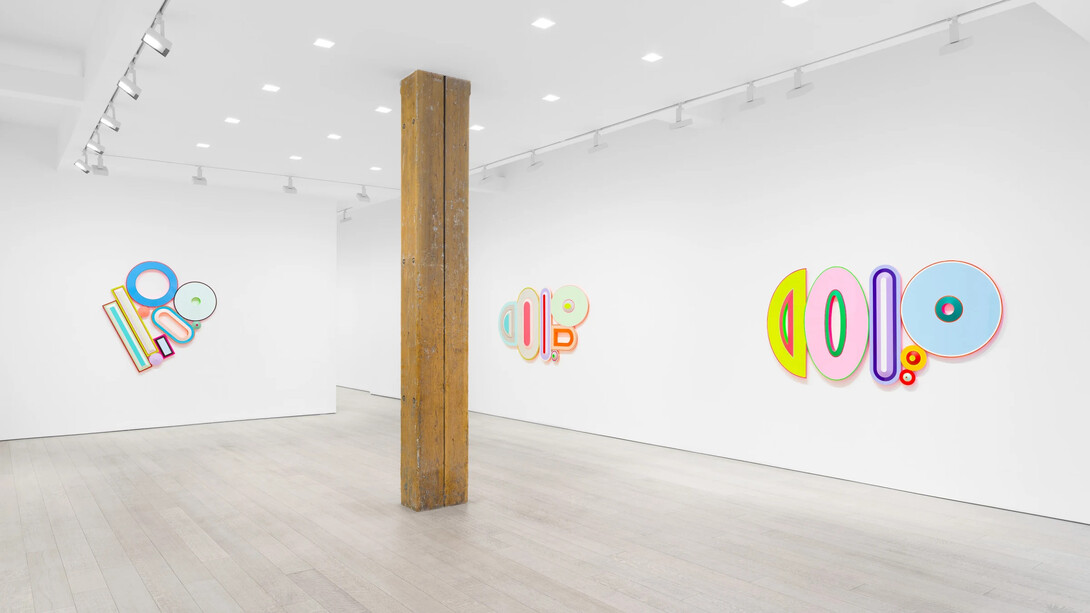 Beverly Fishman, Geometries of hope (and fear), exhibition view. Courtesy of Miles McEnery Gallery 