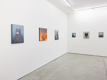 Luke Chueh, Making light of the darkness, exhibition view. Courtesy of Harman Projects