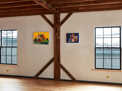 Alan Prazniak, Earth tones, exhibition view. Courtesy of Geary Gallery