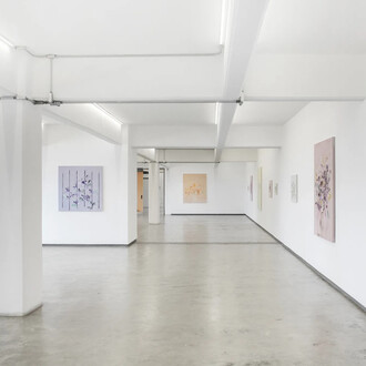 Atsuki Fujimoto, Sense of the wind, sunlight, serene place, exhibition view. Courtesy of Saenger Gallery