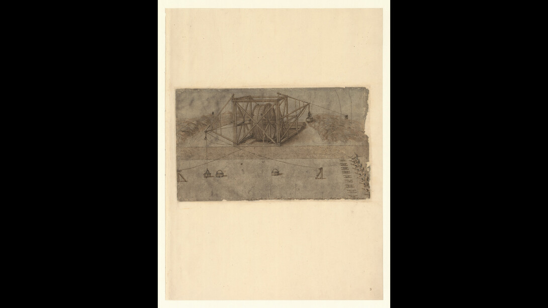 Leonardo da Vinci
Scavatrice di canali
Codice Atlantico, f. 4 r.
Biblioteca Ambrosiana, Milano
