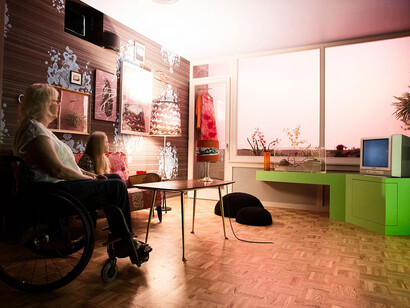 Installation art, artwork in exhibition. Courtesy of ARoS