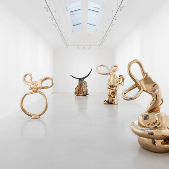 Alma Allen, exhibition view. Courtesy of Galerie Perrotin