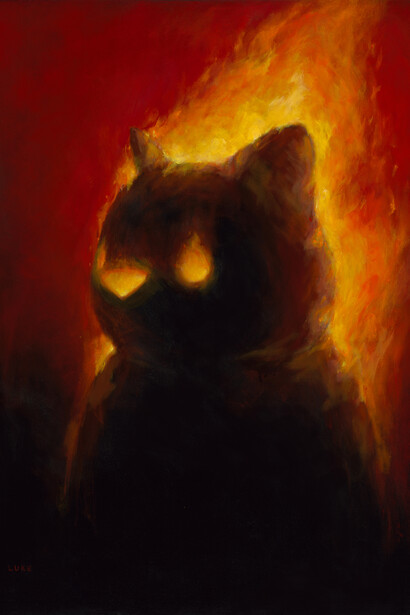 Luke Chueh, Ursus igneus (detail). Courtesy of Corey Helford Gallery