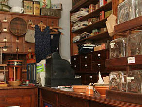 Reconstruction of a shop with mixed goods. Courtesy of Velenje Museum