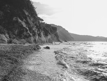 Il mare verso sera