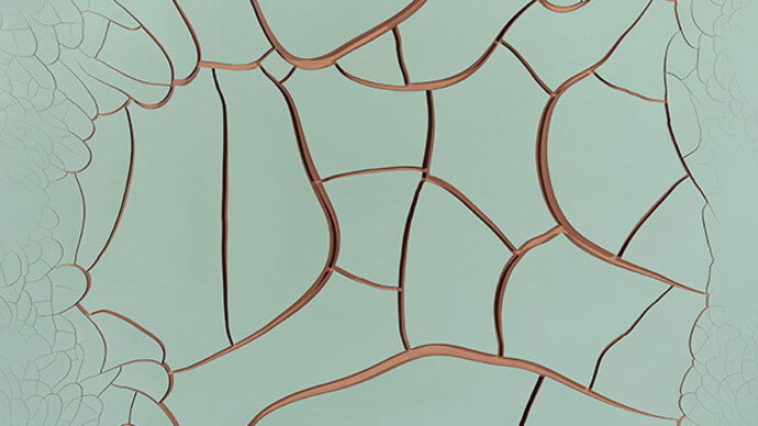 Adriana Varejão, Green Song - LA, 2017, Oil and plaster on canvas, 70 7/8 × 70 7/8 inches (180 × 180 cm)
© Adriana Varejão. Photo by Jaime Acioli