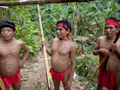 Miembros de la tribu Yanomami