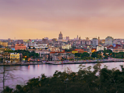 Vista aérea de la Habana, Cuba