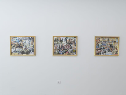 María Ruido, vista de exhibición. Cortesía de la Galería Rosa Santos