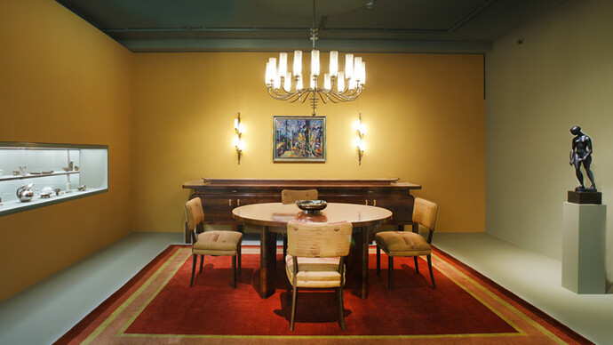 From Art Noveau to the Present Day, Exhibition view. Courtesy of Museum für Angewandte Kunst