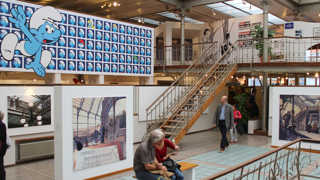The Peyo Exhibition. Courtesy of Comics Art Museum