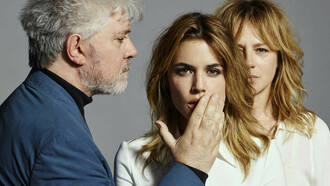 Pedro Almodovar and the actresses of "Julieta"