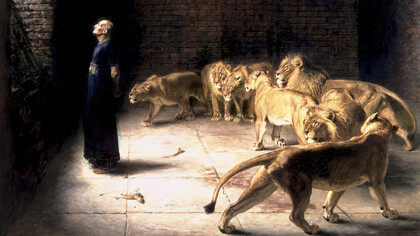 La respuesta de Daniel al rey, Briton Rivière