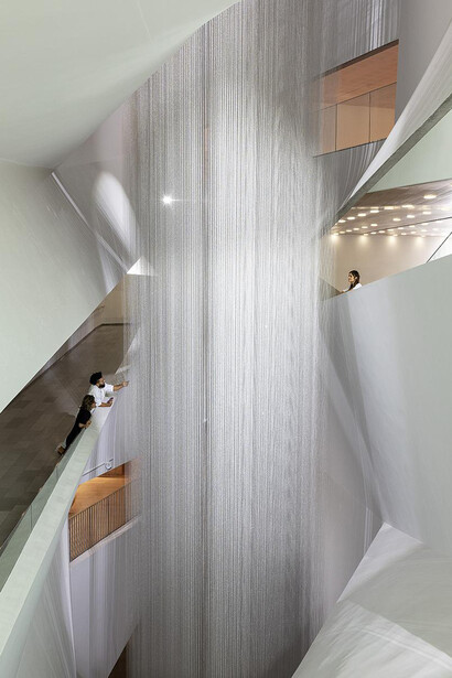 Muhammad Abo Salme, Cascade, exhibition view. Courtesy of Tel Aviv Museum of Art