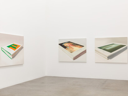 Book Paintings. Courtesy of Anat Ebgi
