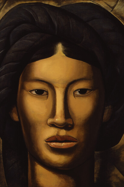 Alfredo Ramos Martínez, La Malinche (Young Girl of Yalala, Oaxaca), 1940. Oil on canvas. Museum purchase with funds provided by the Friends of Mexican Art.