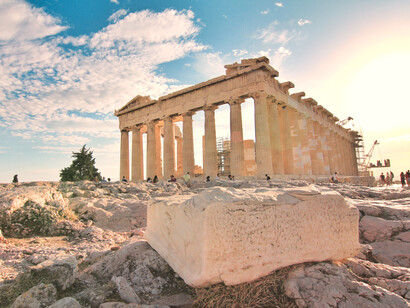 La Acrópolis de Atenas en Grecia