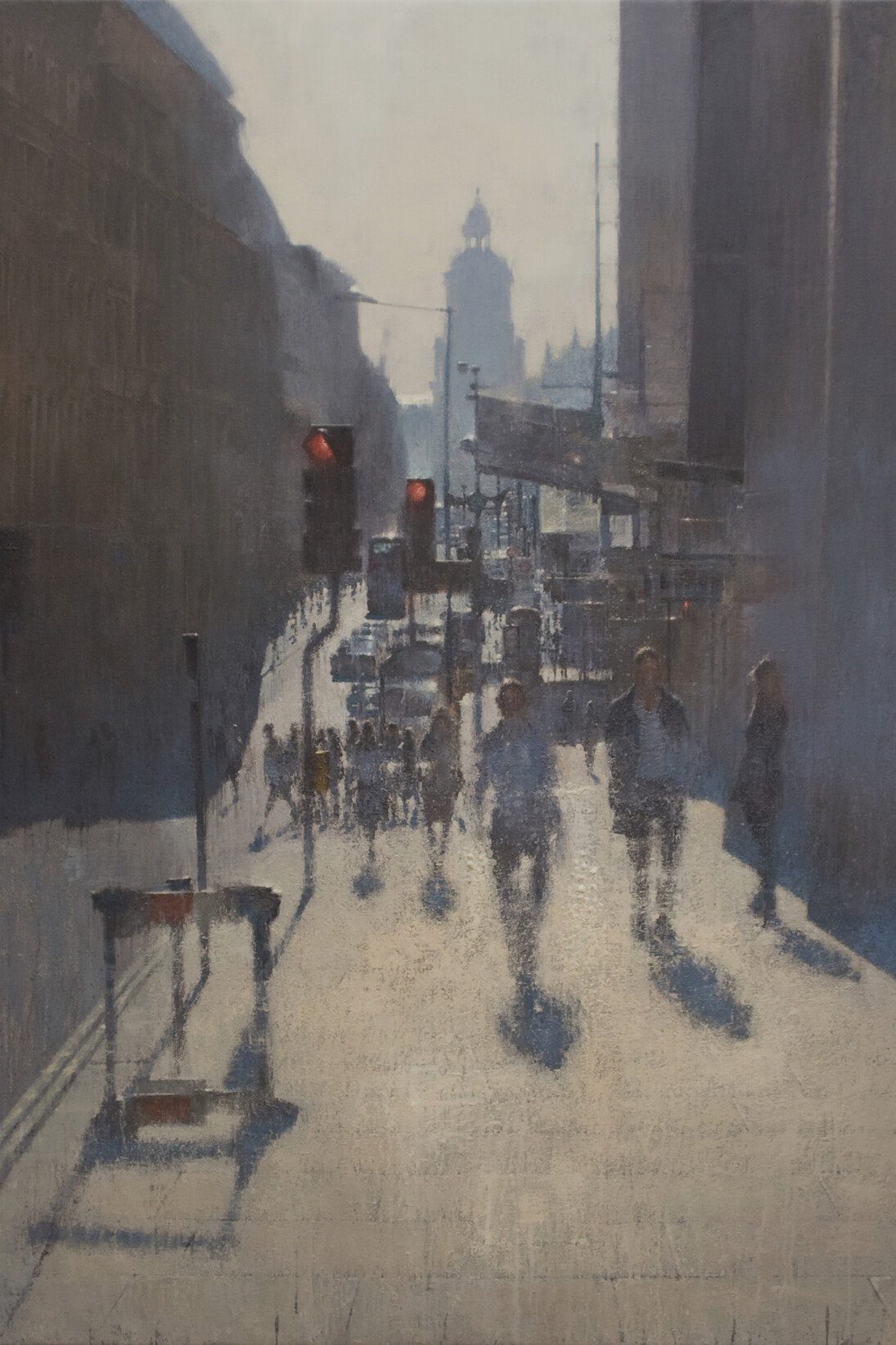 Benjamin Hope, St Paul’s from Cannon Street, Afternoon. Oil on Canvas, 2017, 139 × 174 cm. Courtesy of Gallery Different