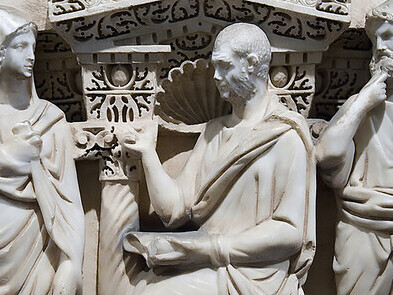 The Hercules sarcophagus at the Konya Archaeological Museum, unearthed in Yunusular village (Pappa Tiberiopolis), close to Beysehir, Turkey