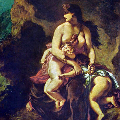 Eugene Delacroix, "Medea" 