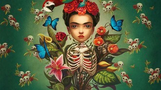Frida Kahlo vista por Benjamin Lacombe