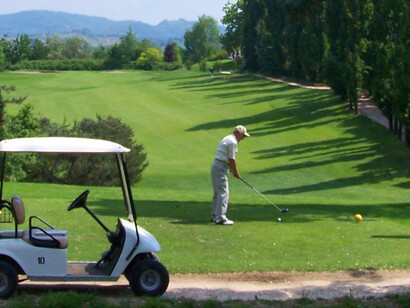 Campo da golf e cart